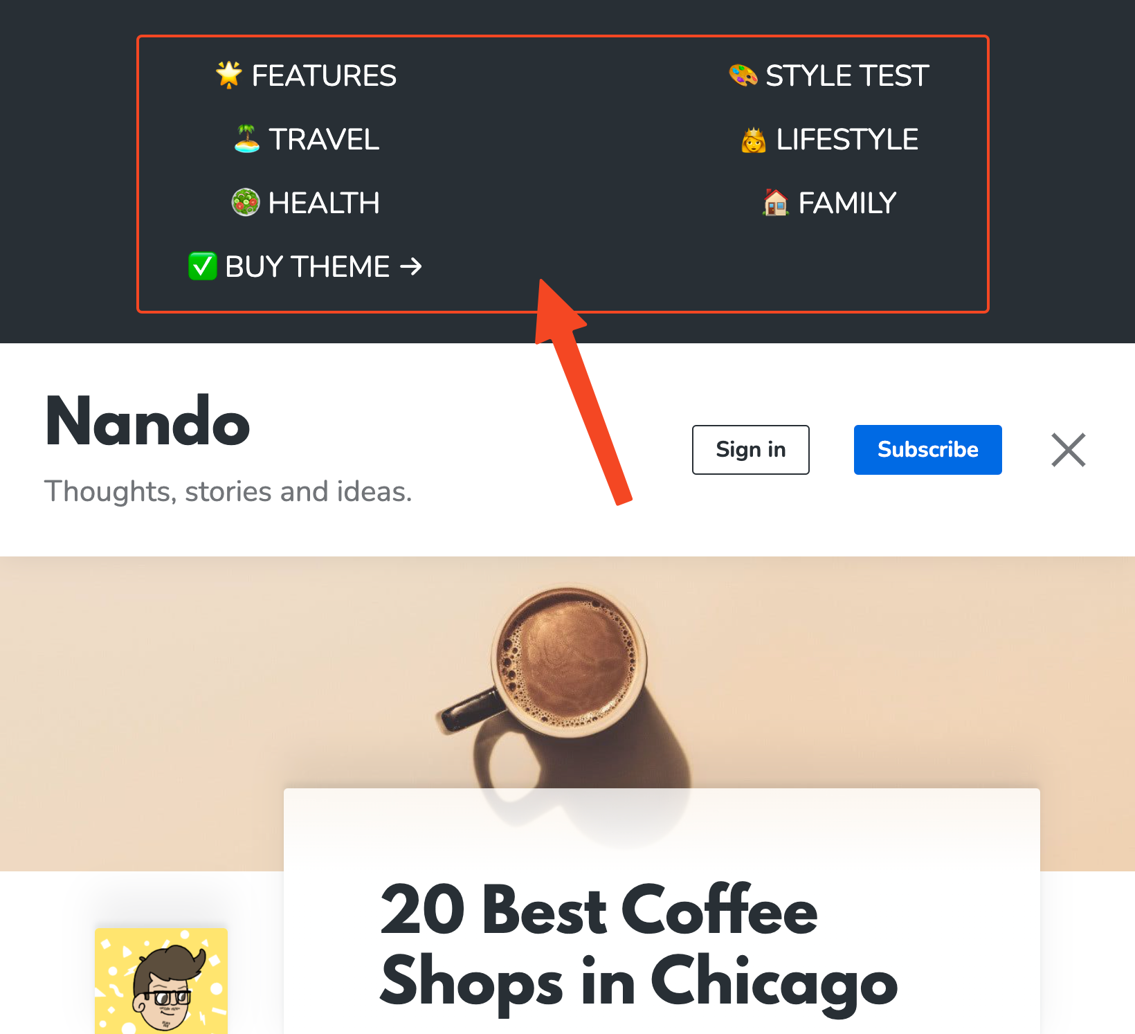 Nando Theme Customize CSS